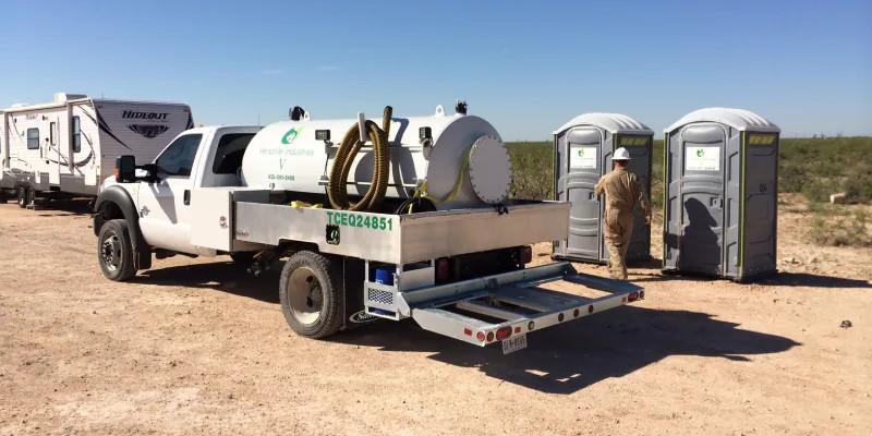 Construction Toilet Rental in Midland, Texas