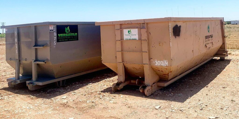 Dumpsters in Midland, Texas